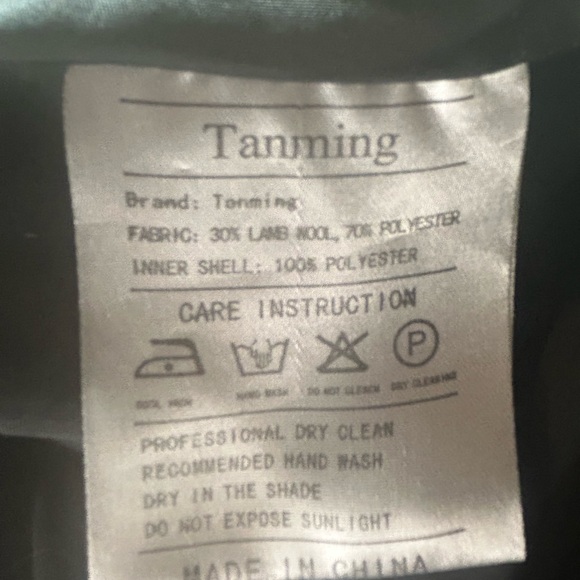 Tanming plaid skirt. Size XS. 30% lamb wool 70% polyester. - Picture 5 of 6